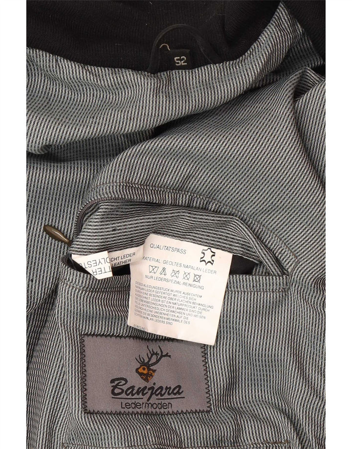 Giacca in pelle da uomo Banjara IT 52 XL in pelle nera