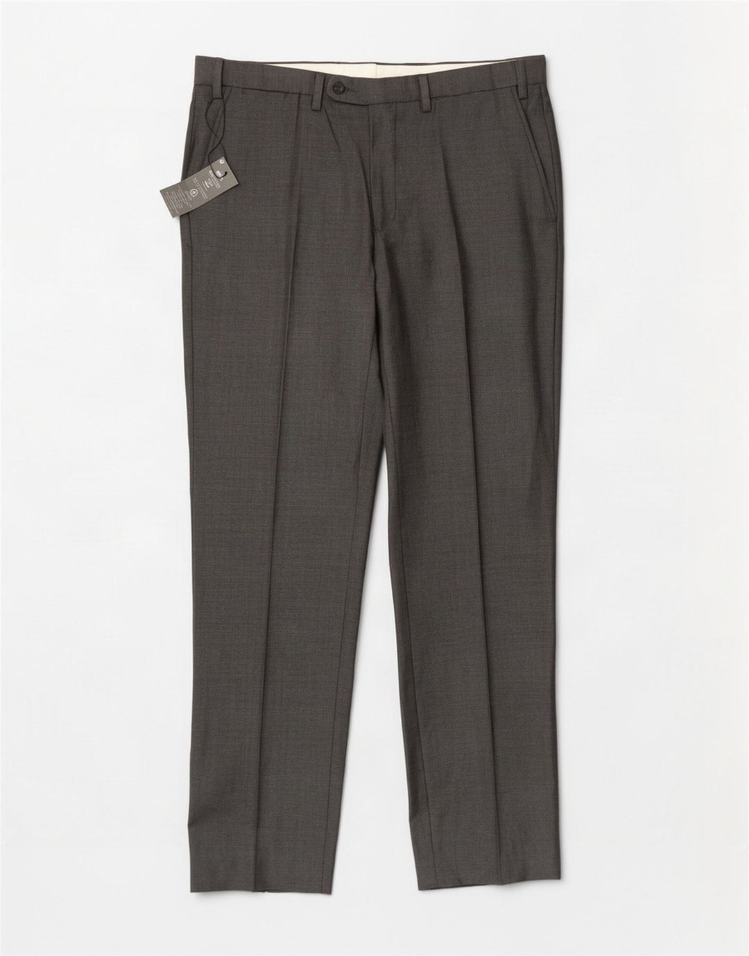 Pantaloni da abito dritti su misura da uomo Marks & Spencer W36 L33 grigi