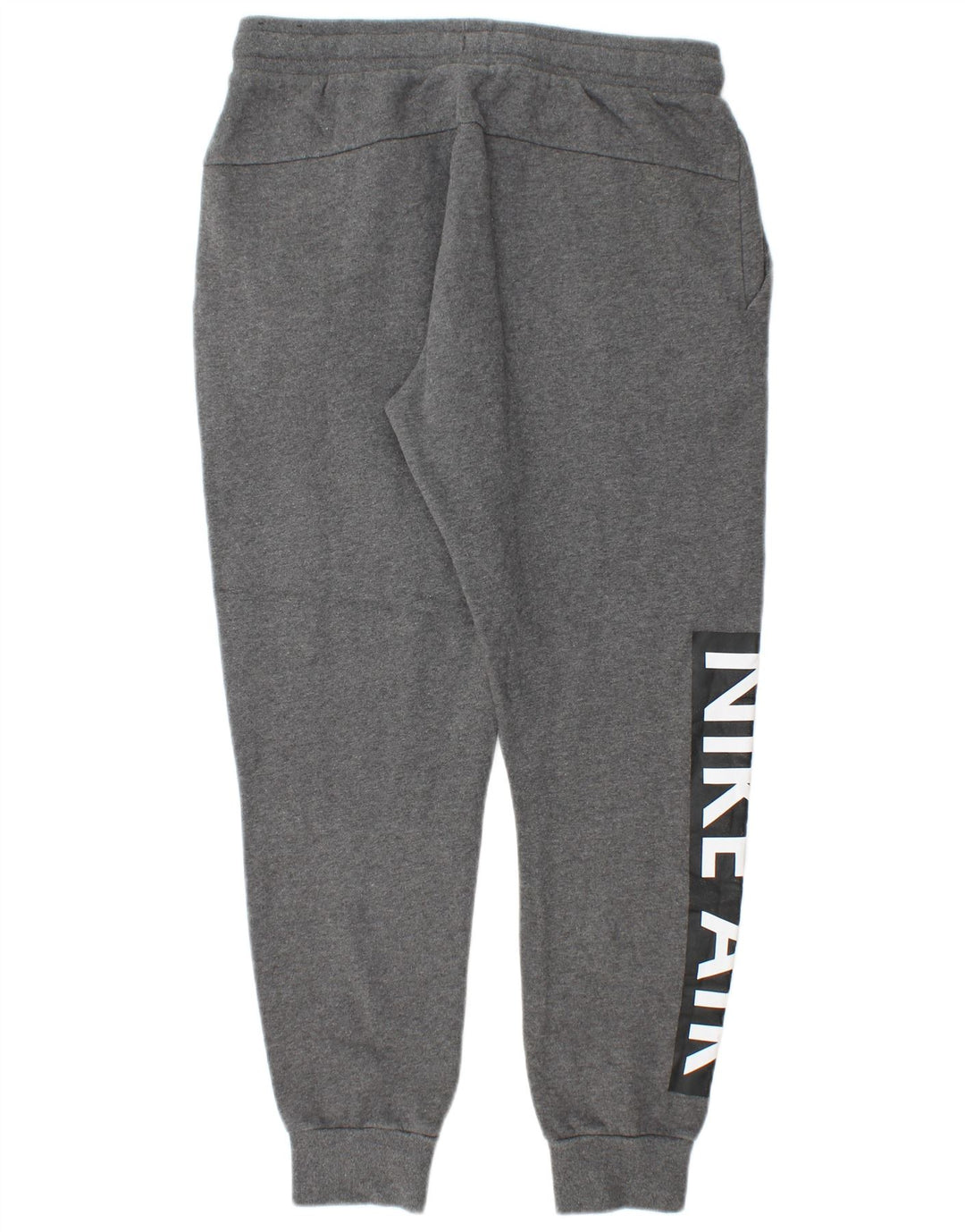 Pantaloni da tuta con grafica Nike da uomo, pantaloni da jogging, piccoli, in cotone grigio