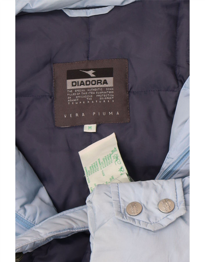 Giacca imbottita con cappuccio da donna Diadora UK 14 blu medio in poliammide