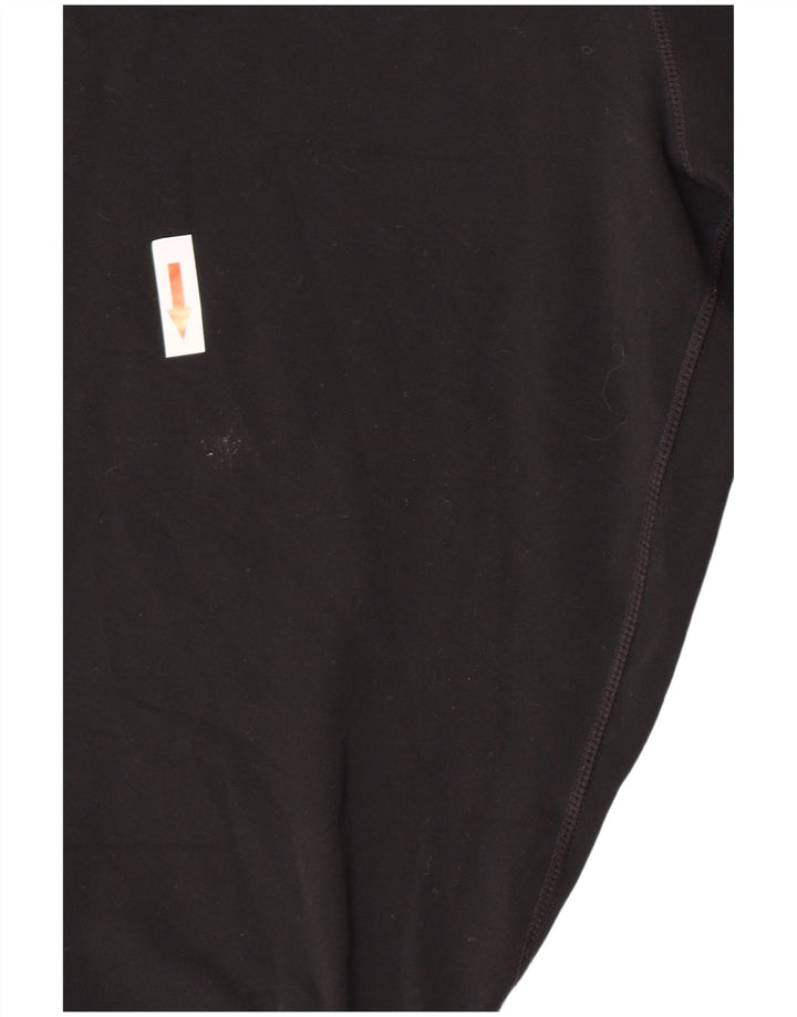 Leggings Nike Dri Fit Capri da donna UK 12 medio nero poliestere