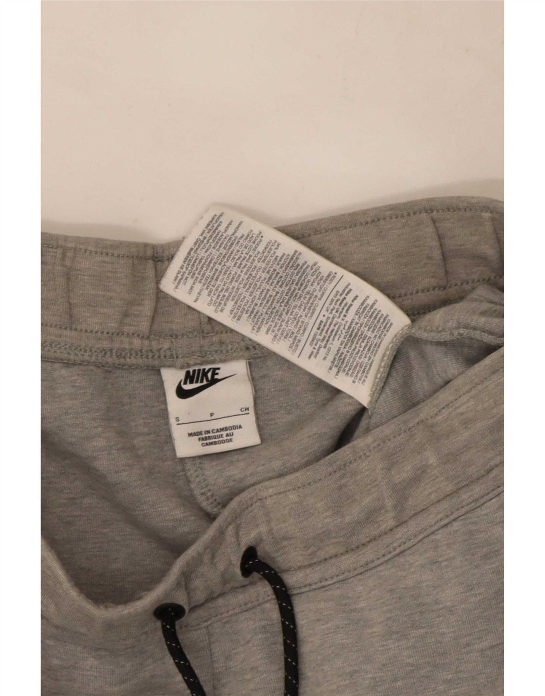Pantaloni da tuta da uomo Nike Joggers piccoli in cotone grigio