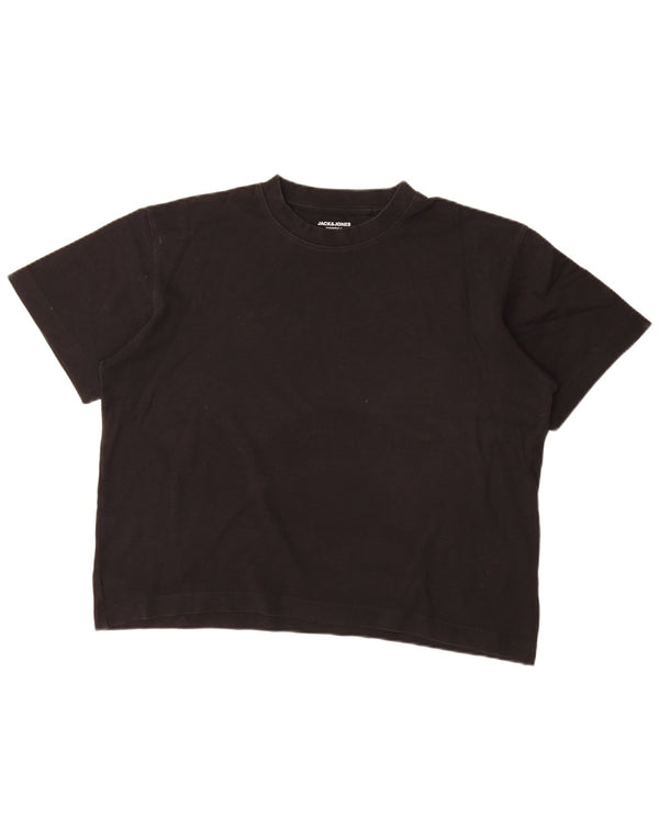 T-shirt ampia da uomo Jack & Jones, vestibilità ampia, piccola, nera