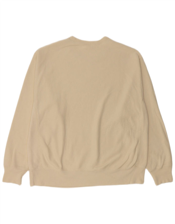 Felpa da uomo Champion Jumper XL in cotone beige