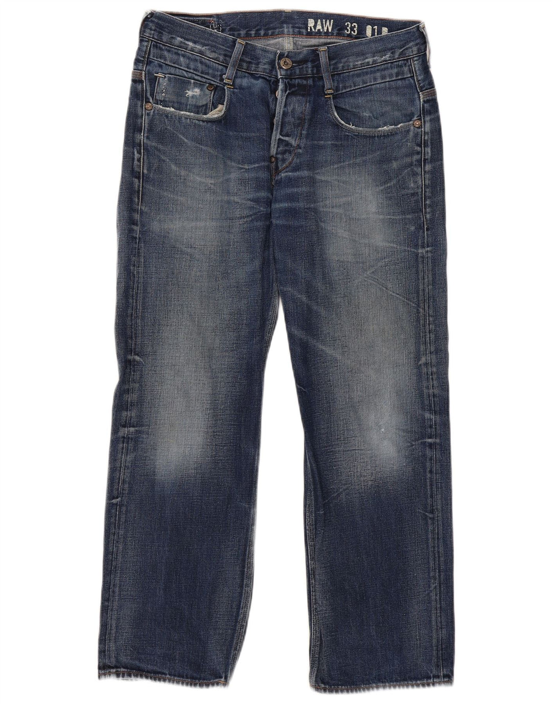 Jeans dritti da uomo G-STAR W32 L28 Blu