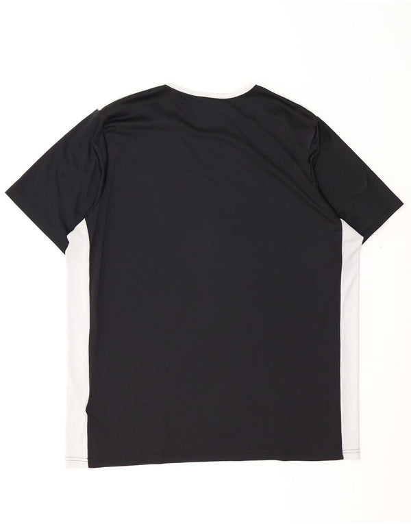 T-shirt ADIDAS da uomo Aeroready Top XL poliestere color block nero