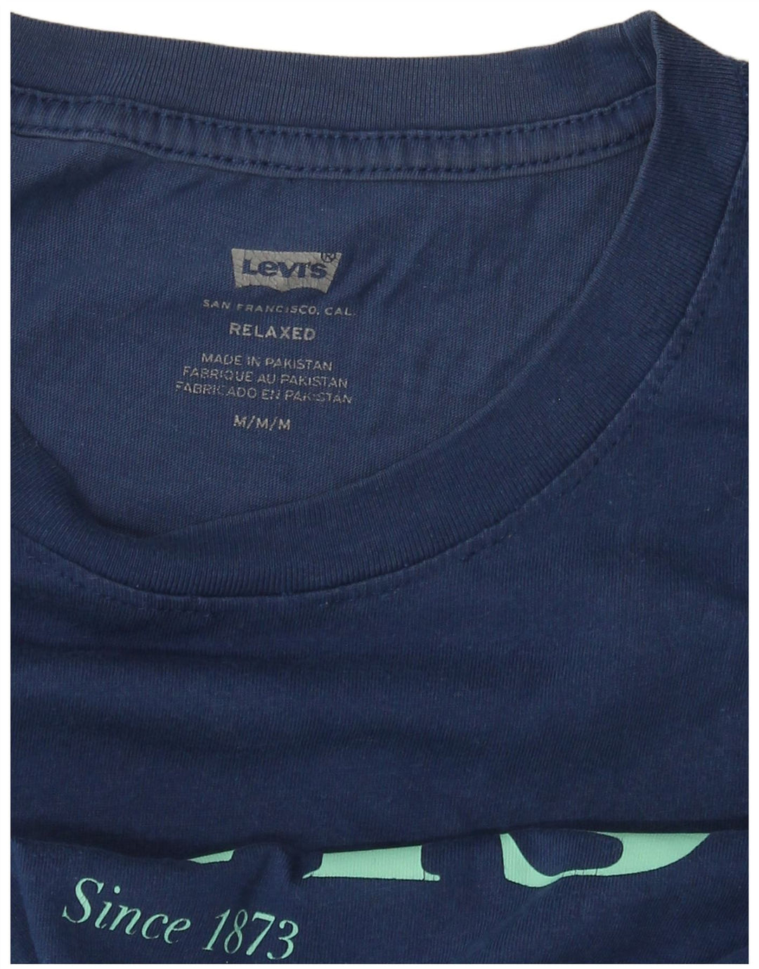 T-shirt grafica rilassata da uomo Levi's Top blu navy medio