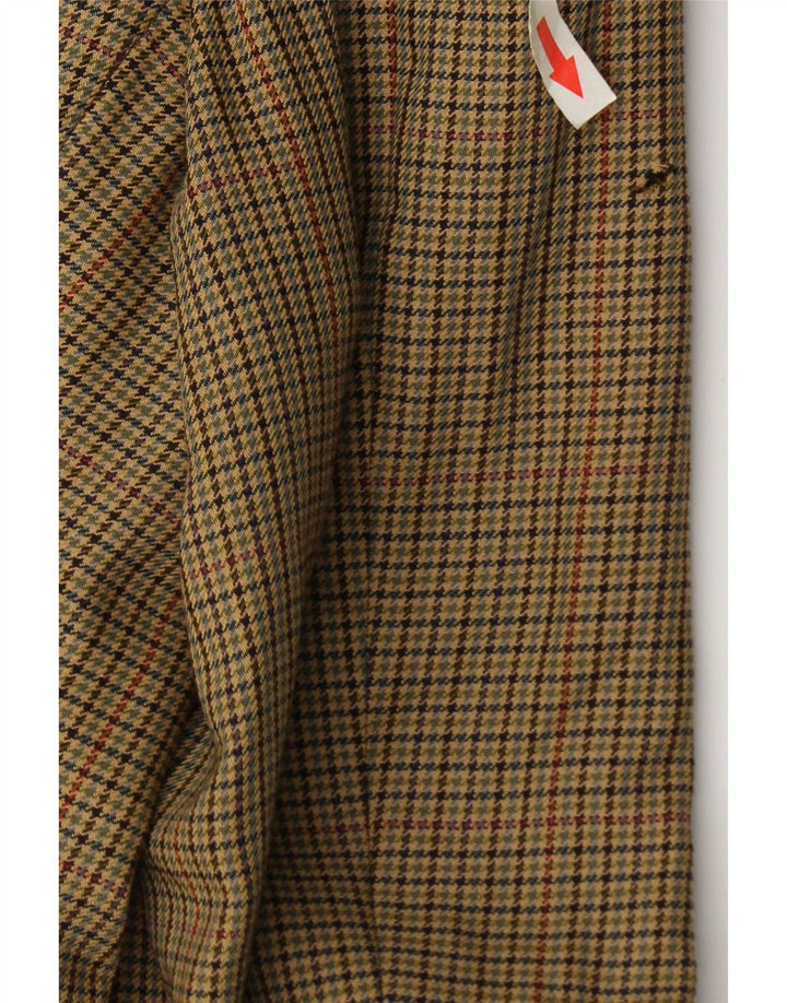 Giacca blazer a 2 bottoni Marks & Spencer da uomo UK 40 pied de poule beige medio