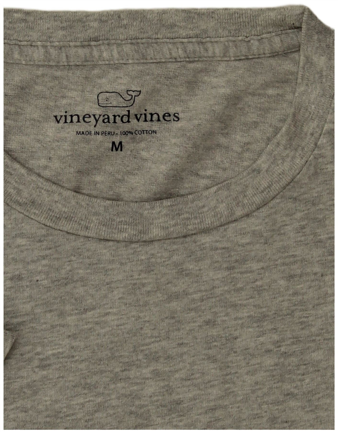 T-shirt grafica da uomo Vineyard Vines Top in cotone grigio medio