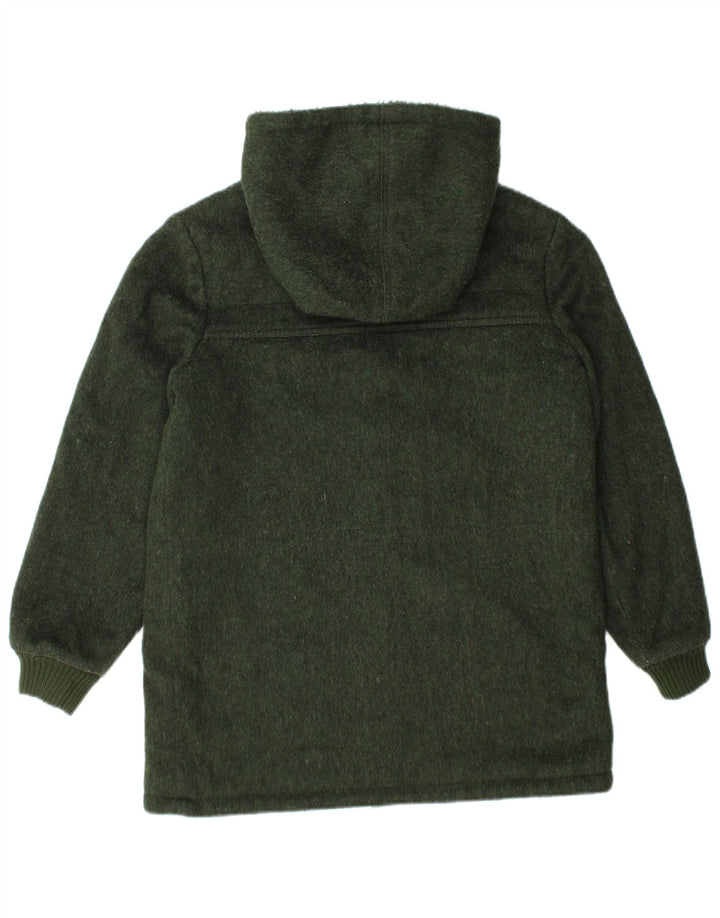 Cappotto giacca a vento con cappuccio da uomo Dolomiten UK 40 Large Green Wool