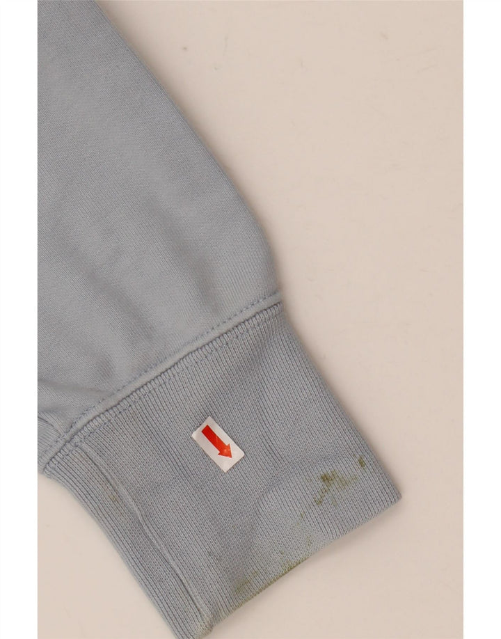 Felpa grafica da uomo Champion, maglione, cotone blu medio