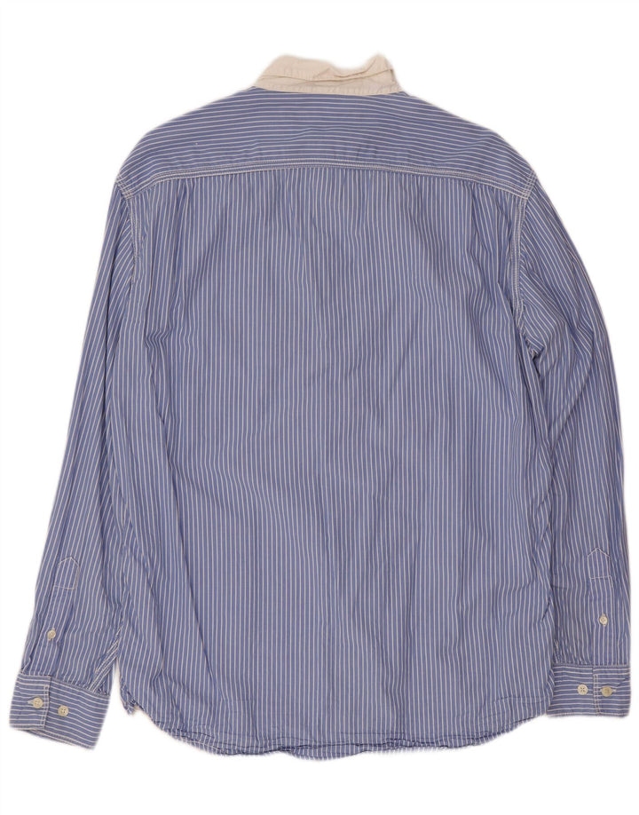 Camicia da uomo French Connection in cotone color block bianco medio