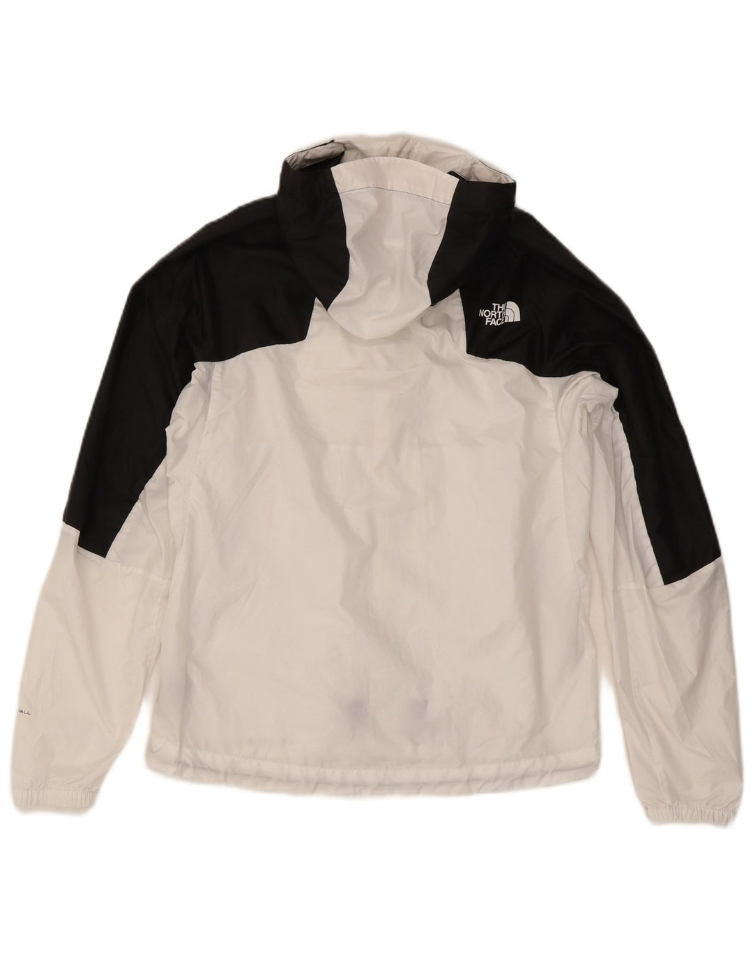 Giacca antipioggia da uomo con cappuccio The North Face UK 36 Small White Colourblock