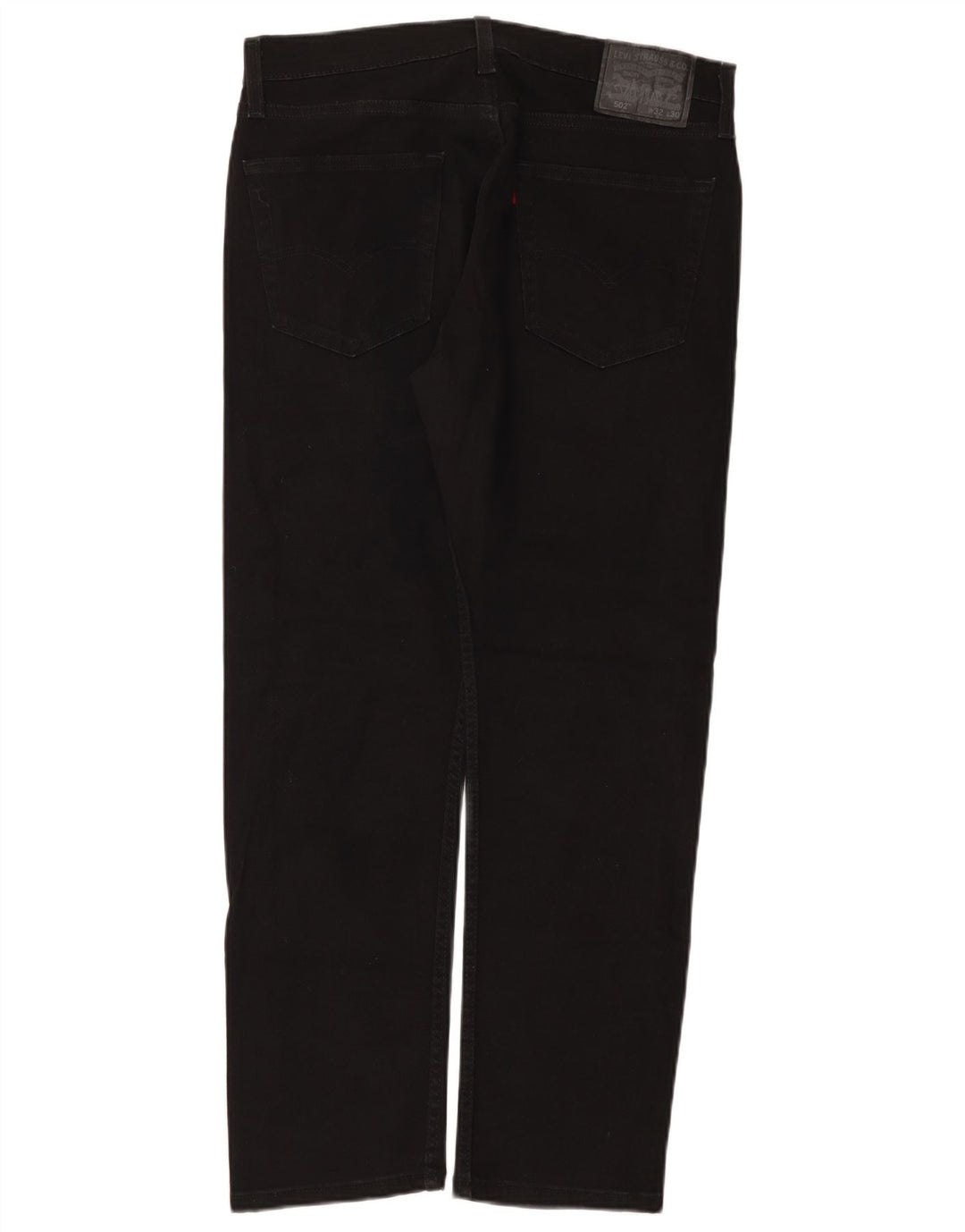 Levi's Uomo 502 Jeans affusolati W32 L30 Cotone Nero