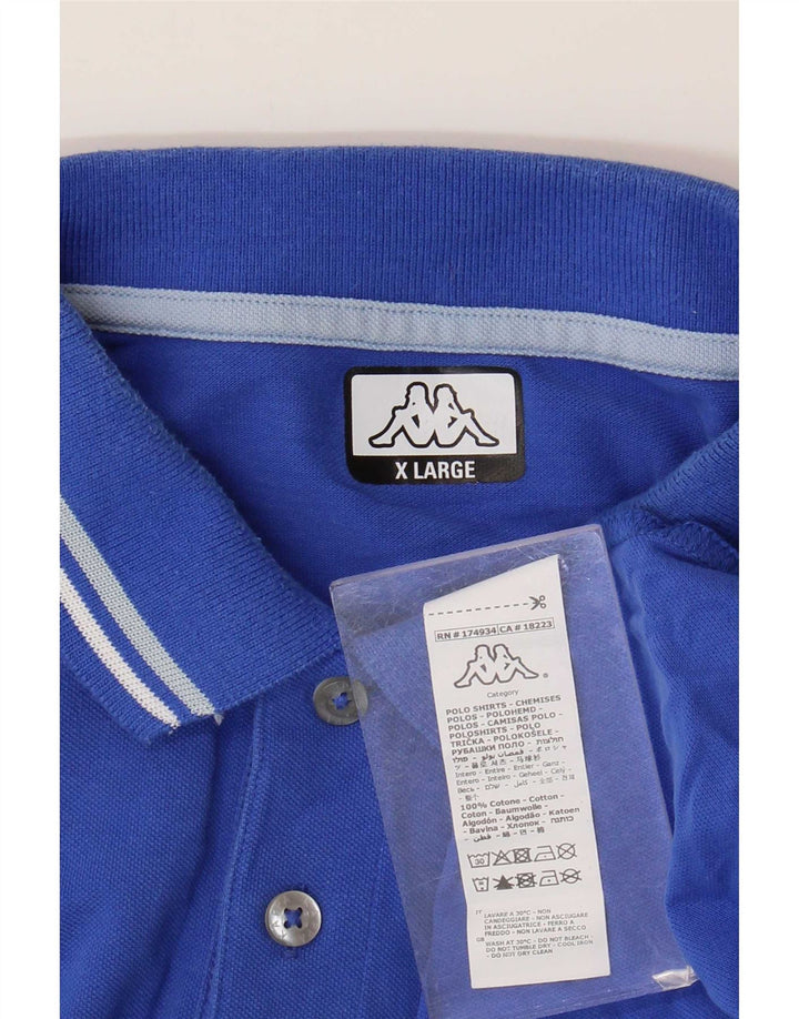 Polo Kappa Uomo XL Cotone Blu