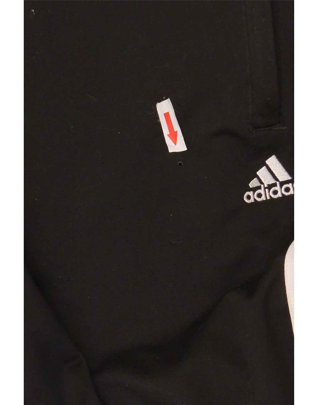 Pantaloni da tuta da uomo Adidas UK 40/42 Medium Nero Poliestere