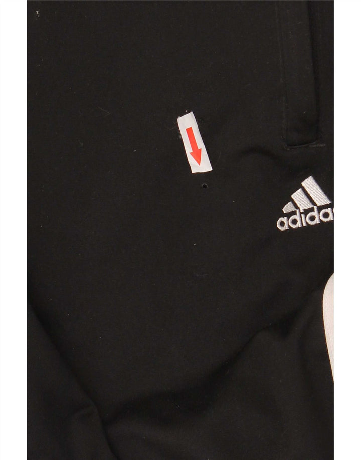 Pantaloni da tuta da uomo Adidas UK 40/42 Medium Nero Poliestere