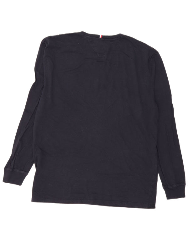 Tommy Hilfiger Uomo Top Manica Lunga XL Blu Navy