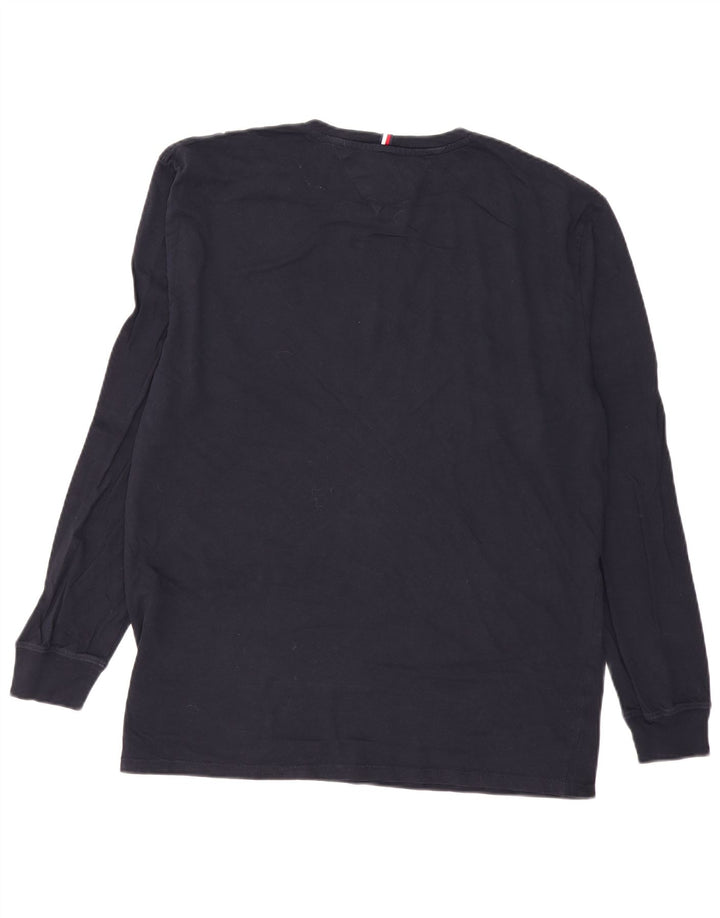 Tommy Hilfiger Uomo Top Manica Lunga XL Blu Navy