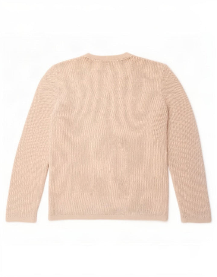 Maglione girocollo da uomo Cos in cotone bianco sporco medio