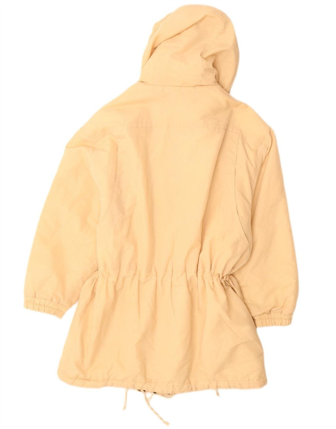 Cappotto imbottito con cappuccio da donna VINTAGE EU 38 Poliestere beige medio