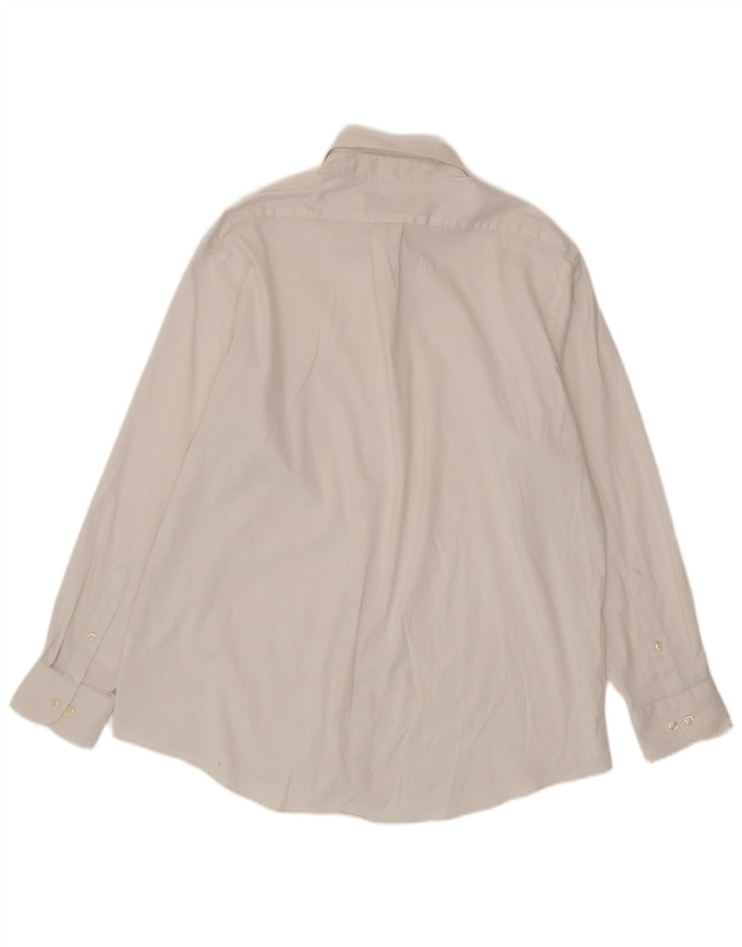 Camicia da uomo vestibilità regolare Chaps taglia 17 1/2 grande cotone bianco