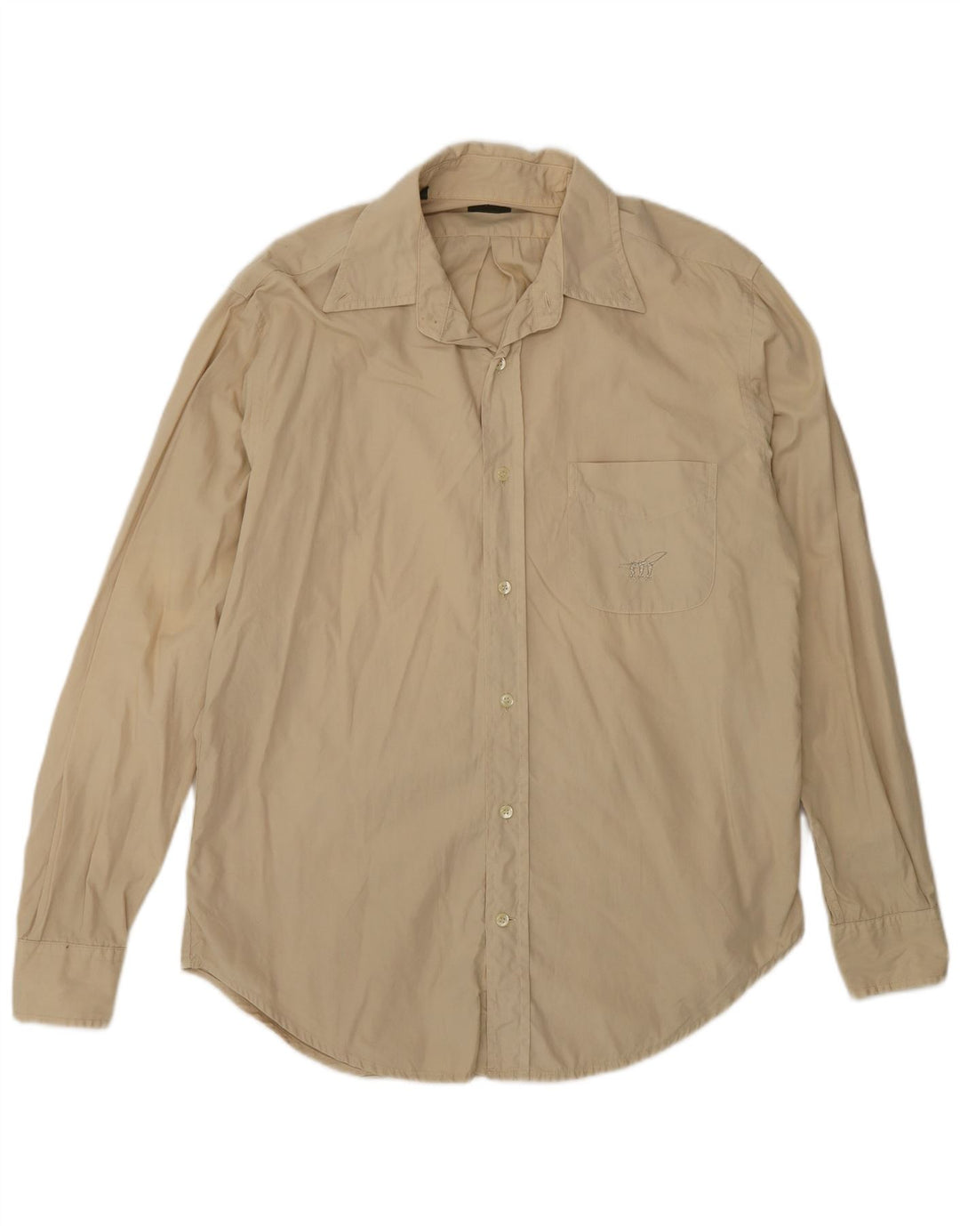 Camicia da uomo Henry Cottons taglia 40 cotone beige medio