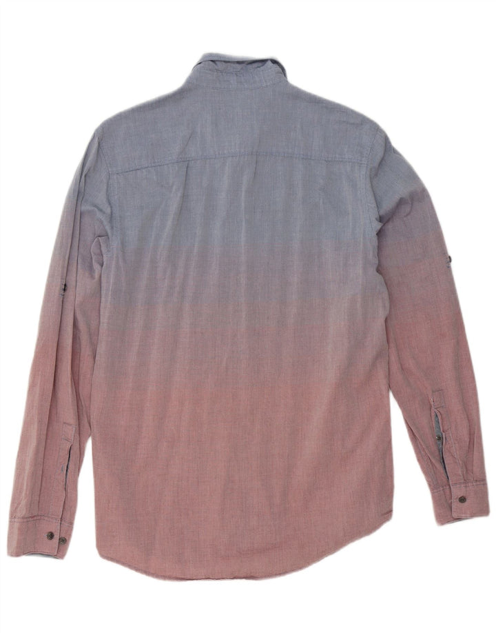 Camicia Calvin Klein da uomo dalla vestibilità classica, piccola, in cotone color block blu