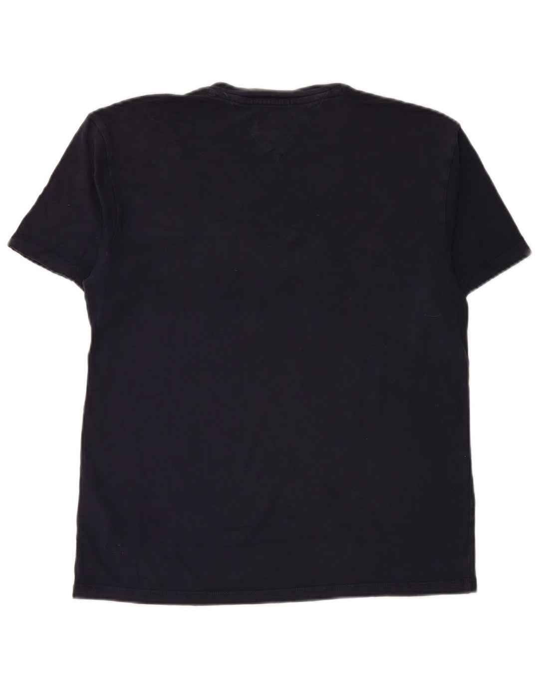 TOMMY HILFIGER T-shirt grafica da uomo con vestibilità regolare, piccola, in cotone blu navy