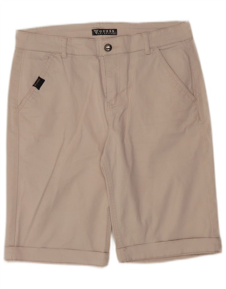 Pantaloncini chino da bambino Guess 15-16 anni XL W30 in cotone beige