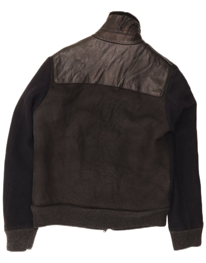 Giubbotto Bomber Uomo Grifoni IT 48 Medium Nero Colourblock