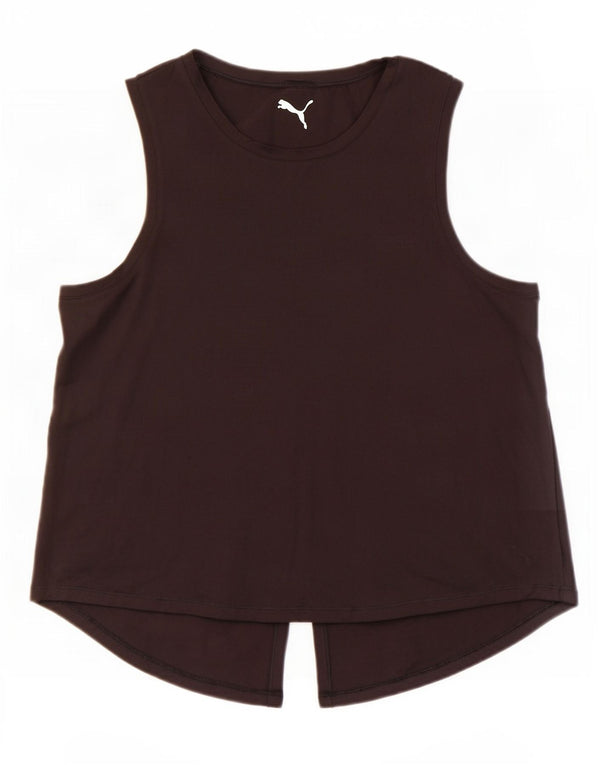 Canotta da donna Puma UK 14 Medium Nero Poliestere