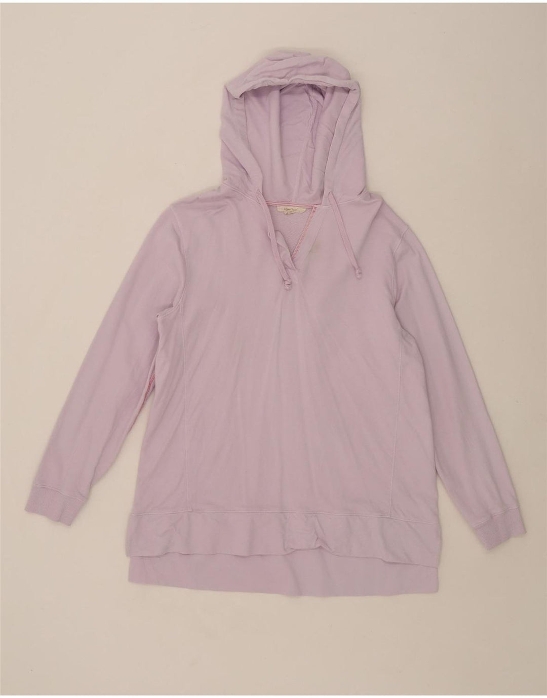 Top a maniche lunghe con cappuccio da donna White Stuff UK 12 Cotone viola medio