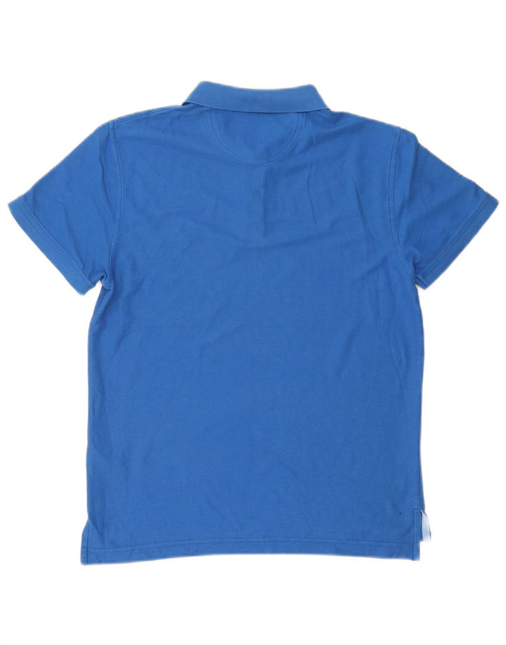 Polo Izod da uomo slim fit in cotone blu medio