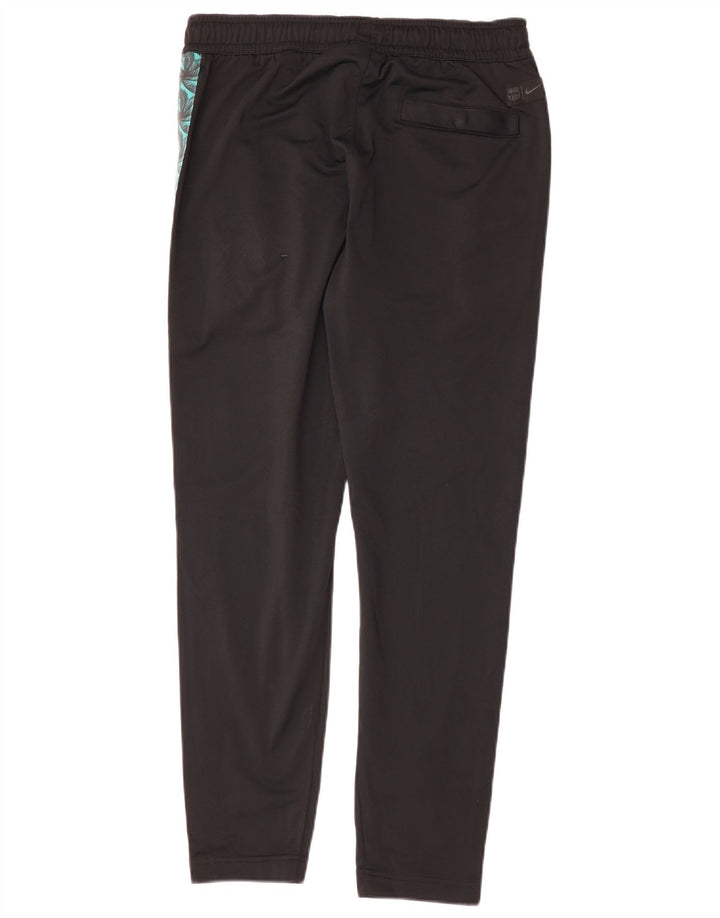 Pantaloni da tuta con grafica NIKE da uomo, poliestere color block medio nero