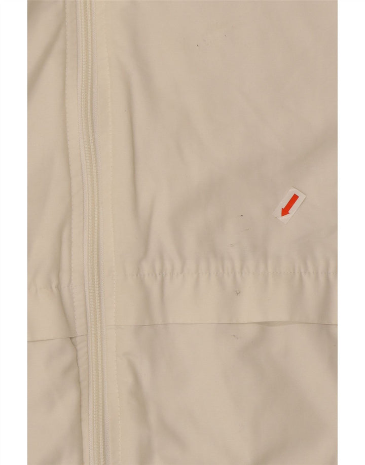 Giacca a vento da donna Nike UK 4/6 XS cotone bianco