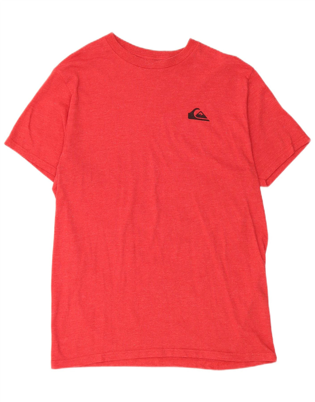T-shirt Quiksilver da uomo con vestibilità regolare, top in cotone rosso medio