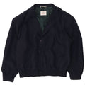 Giubbotto bomber da uomo Wampum UK 42 XL viscosa blu navy