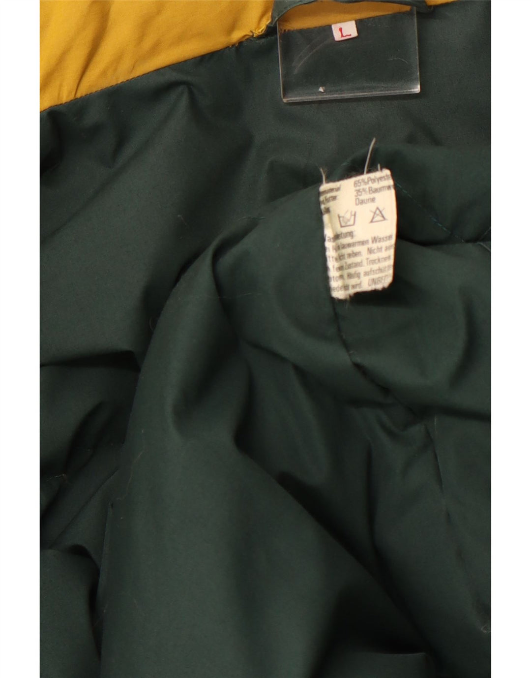 Giacca imbottita con cappuccio da uomo Edelweiss UK 40 Large Giallo Poliestere