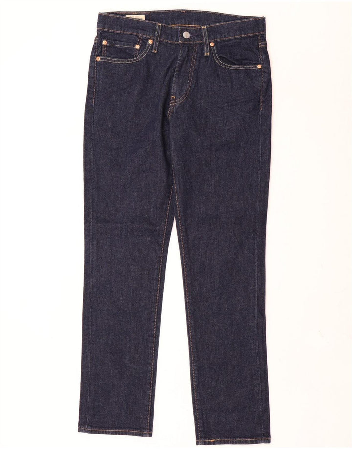 Levi's Uomo 511 Slim Jeans W32 L30 Blu Navy Cotone