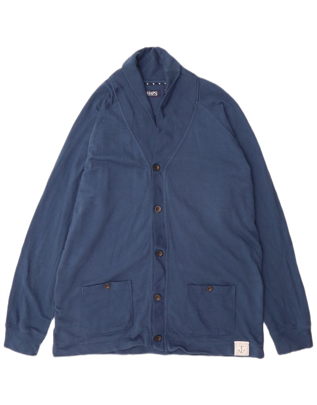 Giacca da ginnastica da uomo Chaps grande in cotone blu navy
