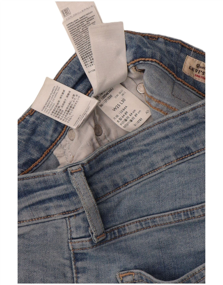 Jeans Levi's da donna 725 bootcut a vita alta W25 L30 cotone blu