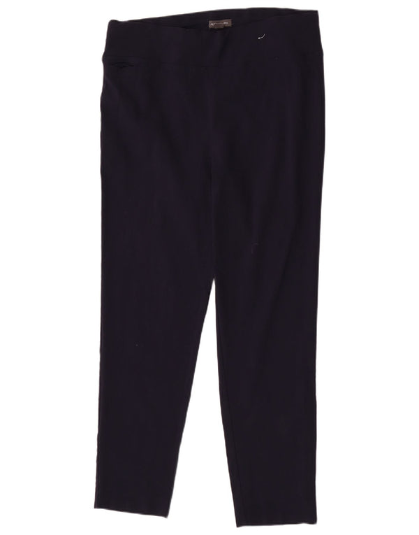 Pantaloni casual affusolati da donna Marks & Spencer UK 18 XL W36 L29 Blu navy