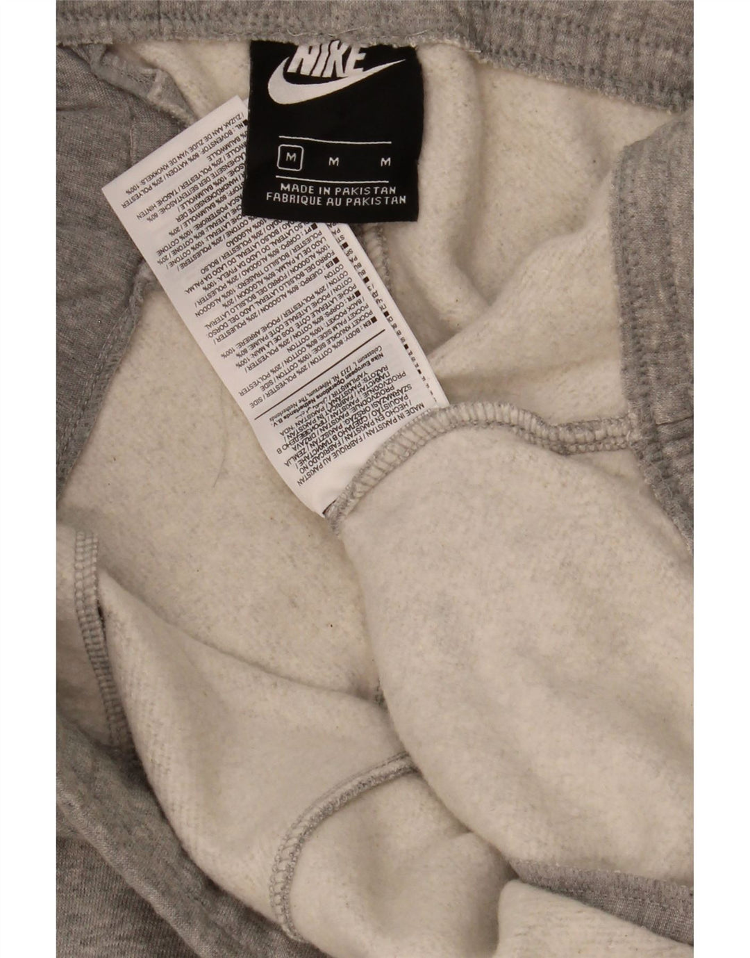 Pantaloni da tuta da uomo Nike Joggers in cotone grigio medio