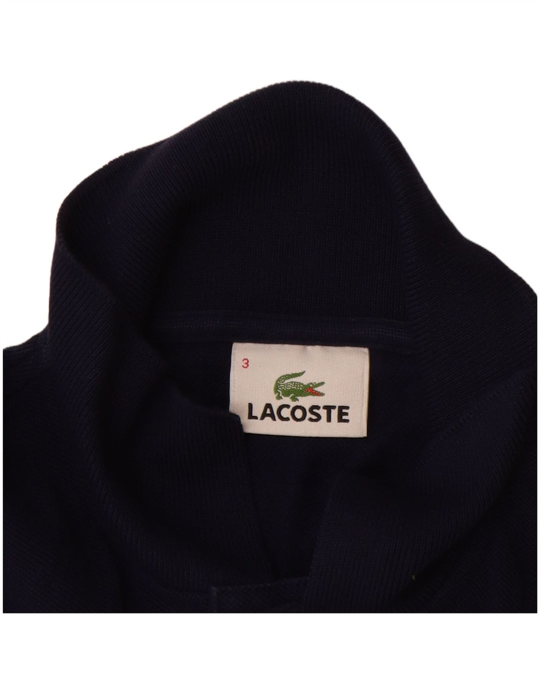 Polo da uomo LACOSTE taglia 3 piccola in cotone blu navy