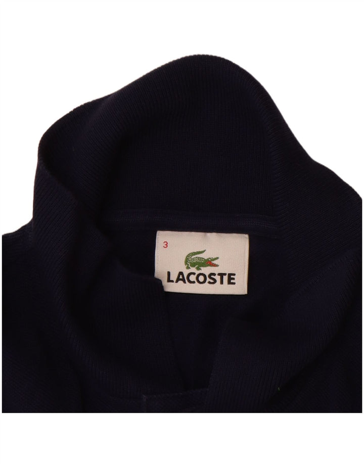 Polo da uomo LACOSTE taglia 3 piccola in cotone blu navy