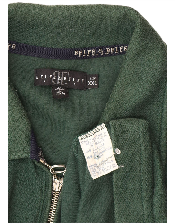 Giacca da tuta da uomo Belfe & Belfe 2XL cotone verde