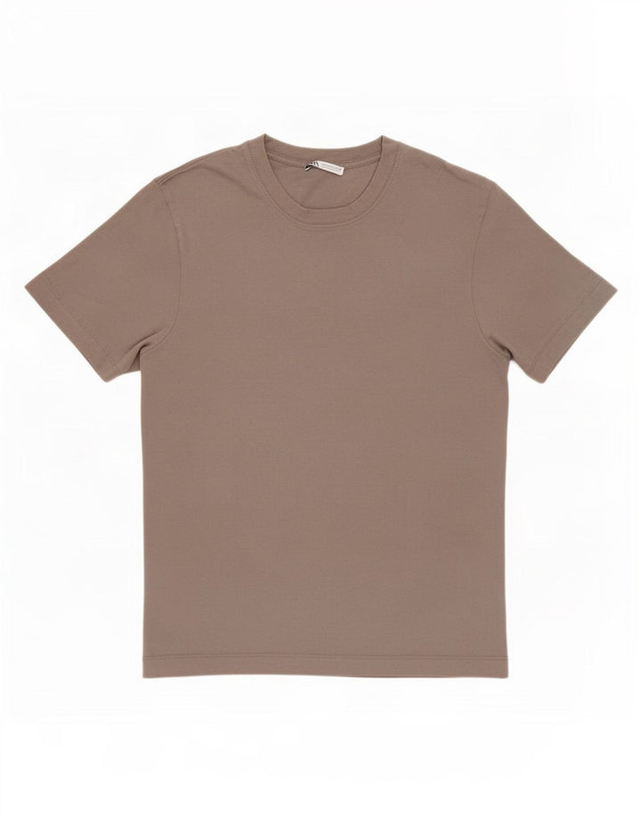 T-shirt Zara da uomo Top grigio medio