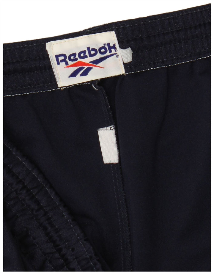Pantaloncini sportivi Reebok da uomo grandi blu navy