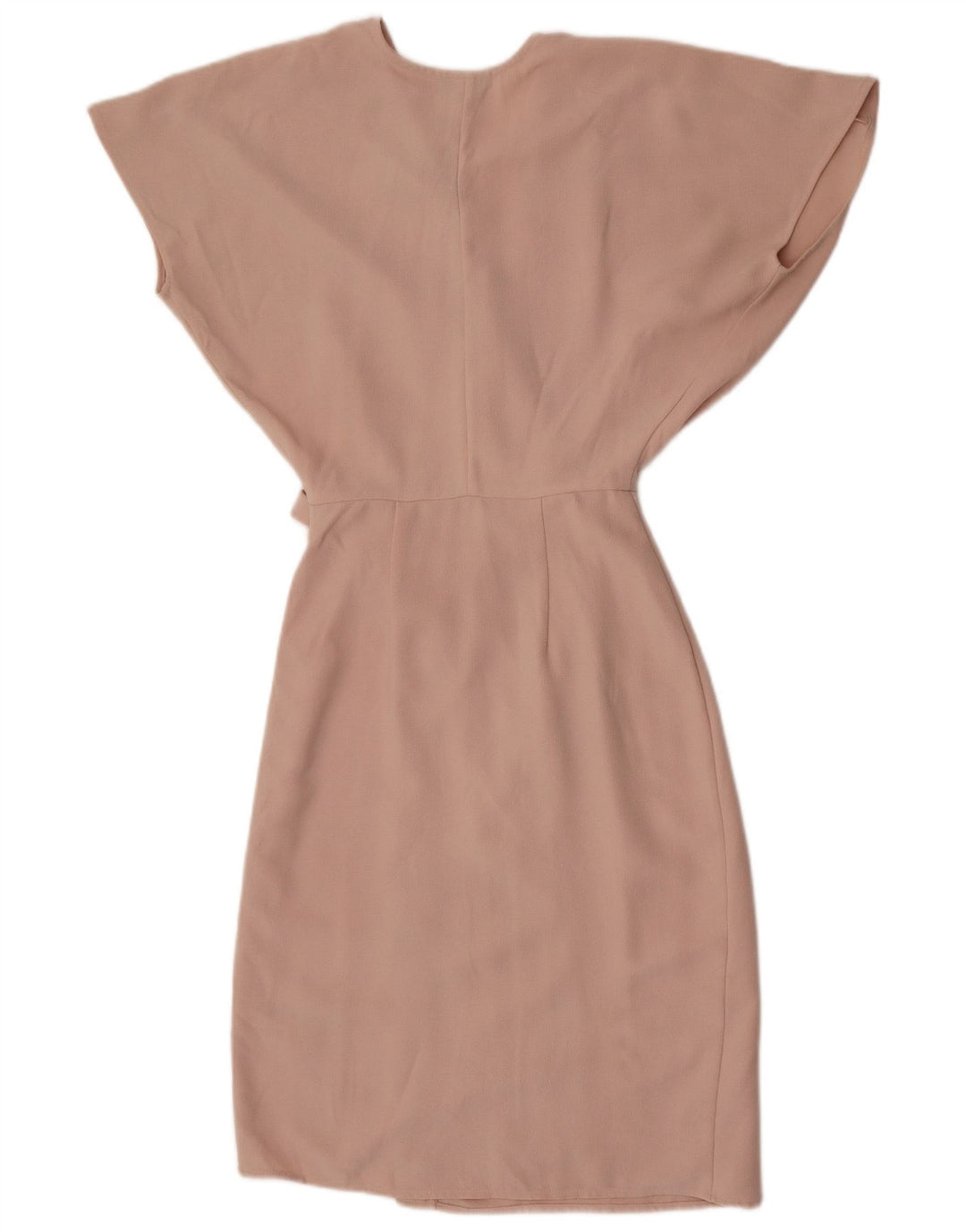 Topshop Abito da donna a portafoglio a pipistrello UK 6 XS Poliestere beige